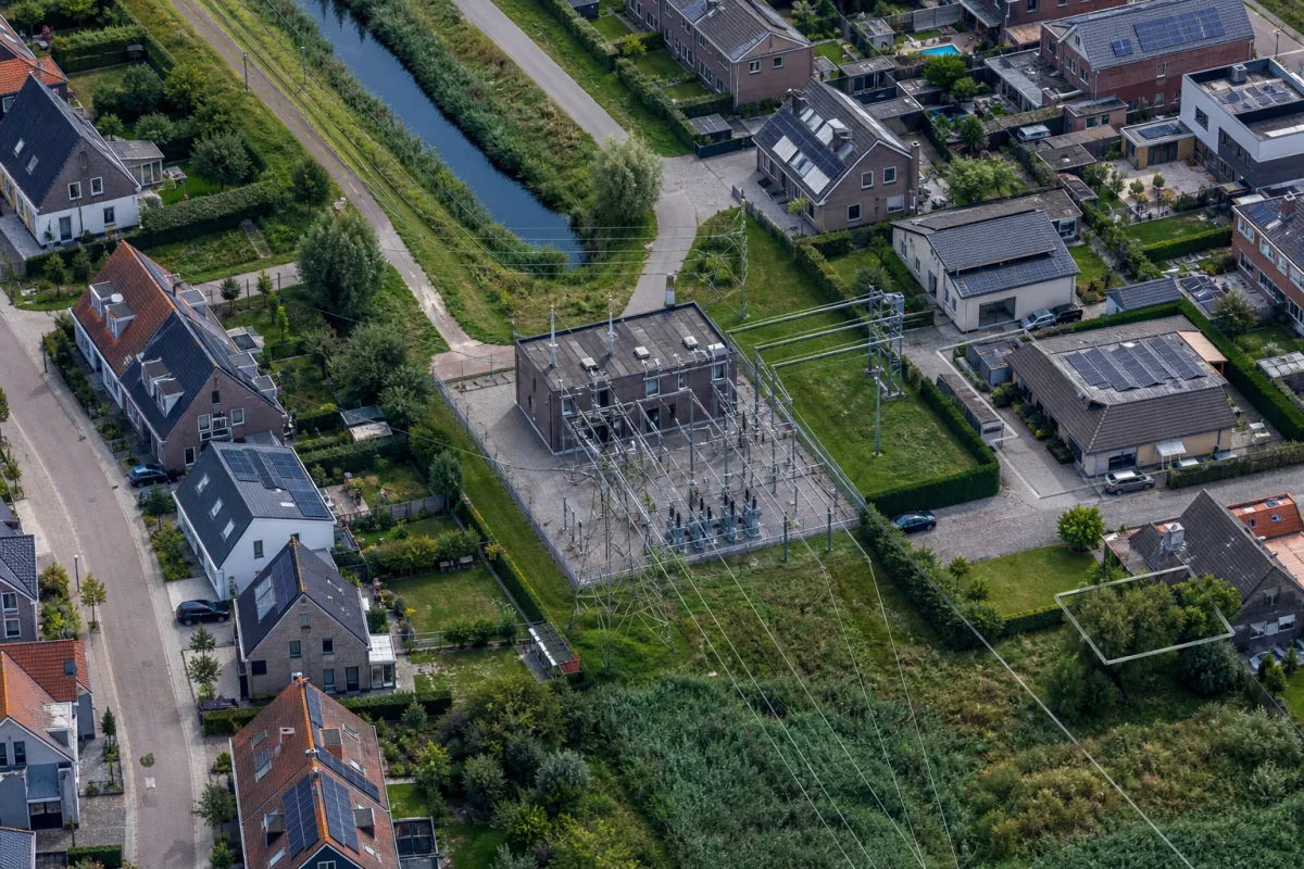 Wat is een voedingsgebied op het stroomnet?
